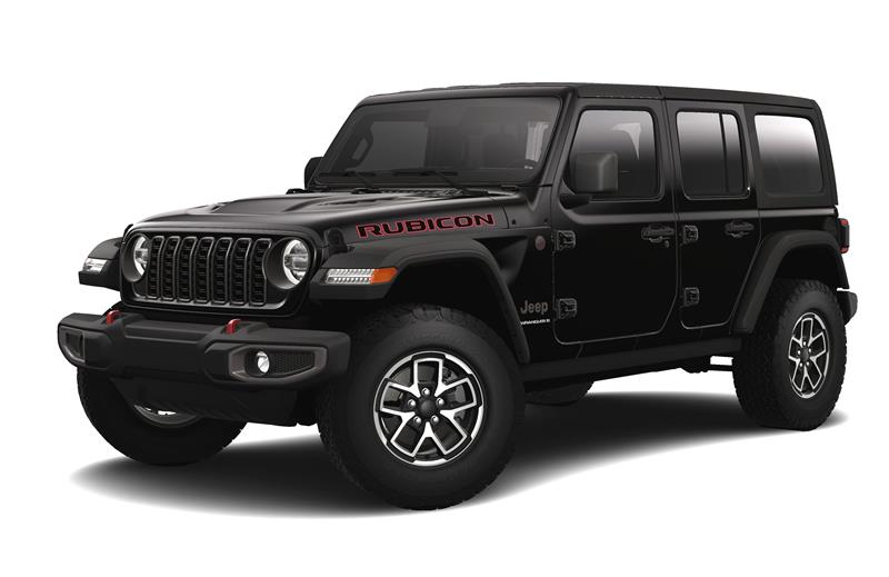 2024 Jeep Wrangler 4-DOOR RUBICON Black, Lynnfield, MA